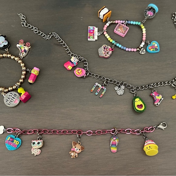 Colorful Kids Charm It Bracelet and Necklace Set